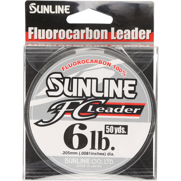 Sunline FC Fluorocarbon 6lb Leader Clear 50yds
