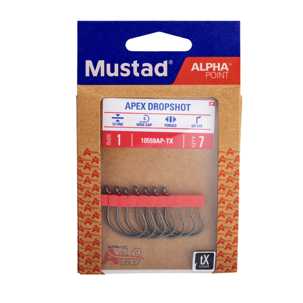Mustad Apex Dropshot #1 7-pk