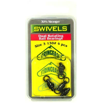 Stringease Dual Rotating Ball Bearings. Size 3 130# 4-pk