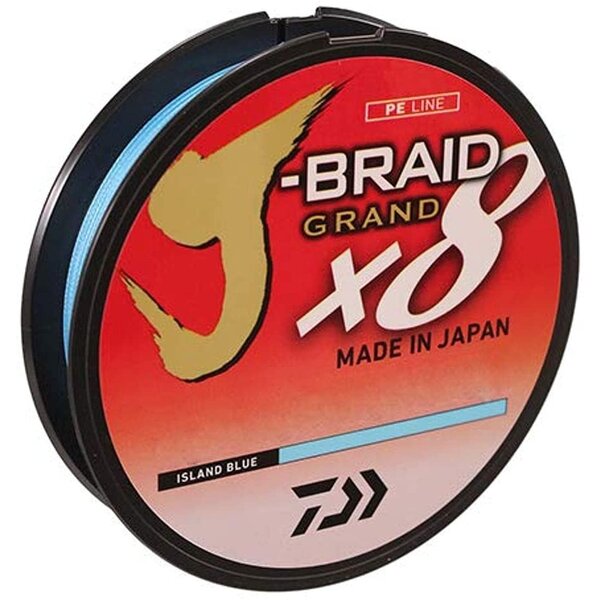 Daiwa J-Braid X8 Grand 8lb 150yd Island Blue