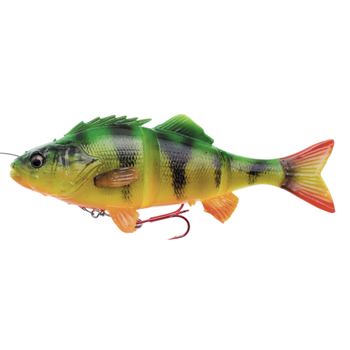 Savage Gear 4D Line Thru Perch 6-3/4" Slow Sink Fire Tiger 2-1/4oz