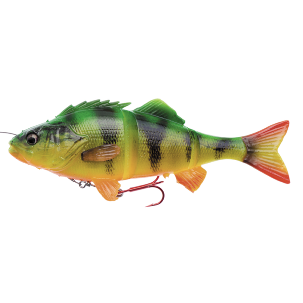 Savage Gear 4D Line Thru Perch 6-3/4" Slow Sink Fire Tiger 2-1/4oz