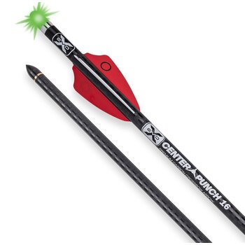 TenPoint EVO-X CenterPunch Lighted Alpha-Blaze Carbon Arrows 16" 3 Pack