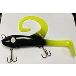 Restless Rider Tackle Swimbait 9" Black Chartreuse