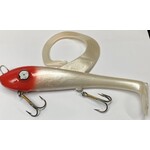 Restless Rider Tackle Swimbait 9" Pearl Bloddy Head