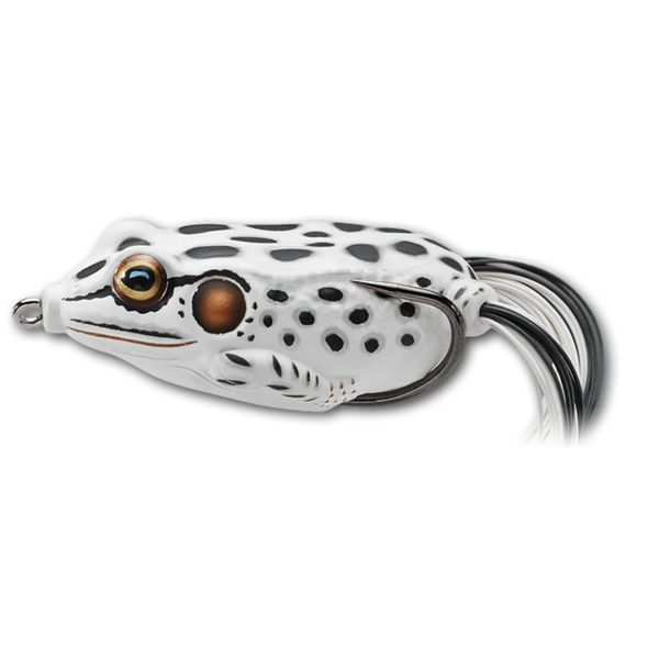 Live Target Hollow Body Frog 1-3/4" Albino/White 1/4oz