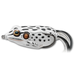 Live Target Hollow Body Frog 2-5/8" Albino/White 3/4oz