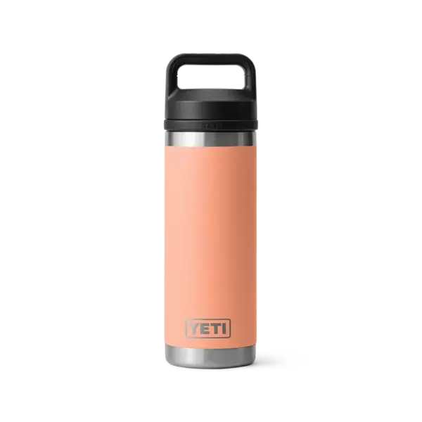 Yeti Rambler 532mL Bottle w/Chug Cap. Key Lowcountry Peach