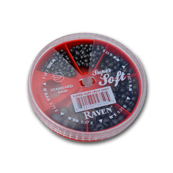 Raven Super Soft Raw Gray 6-Part Shot Dispenser.