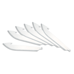 Outdoor Edge RR306 RazorLite Replacement Blades Drop Point 3 420J2 Stainless Steel Blade Silver 6 Blades