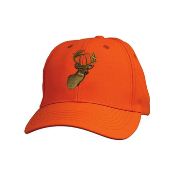 Backwoods Backwoods Embroidered Cap, Blaze Orange Deer Logo