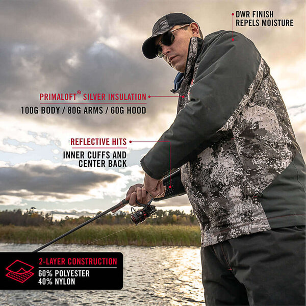 Striker Denali Insulated Rain Jacket Veil Stryk L (S25)