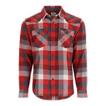 Simms  Men's Santee Flannel Shirt Autumn Red/Slate Buffalo Check Medium (REG$119.99)