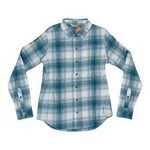 Simms Women's Island Flannel Blue Grass Sunshine Plaid Medium (REG$69.99)