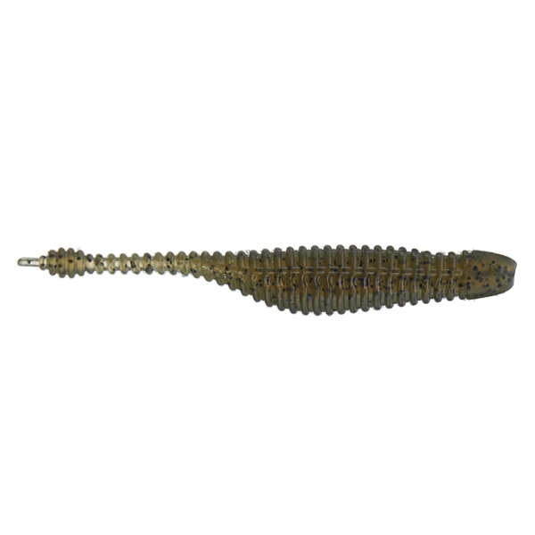 Great Lakes Finesse Drop Minnow 2.75" Green Pumpkin 8-pk