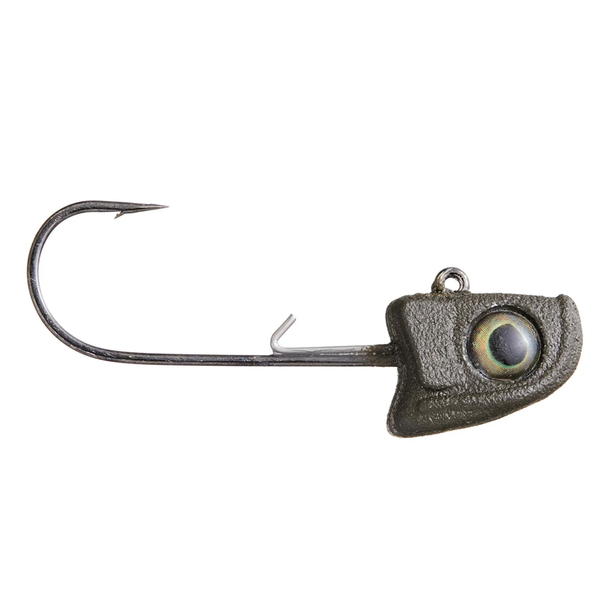 Great Lakes Finesse Hanging Jig Head 1/4oz Matte Green Pumpkin 2-pk