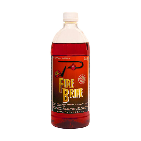 Pautzke Bait Co. Fire Brine 32oz. Orange