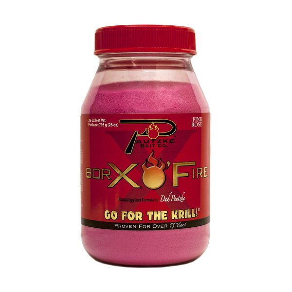 Pautzke Bait Co. BorX O Fire  Egg Cure. Pink Colour 28oz.
