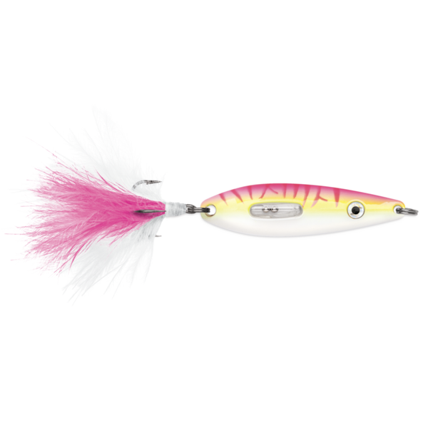 VMC Rattling Roach Spoon 3/16oz Glow Pink Fire UV