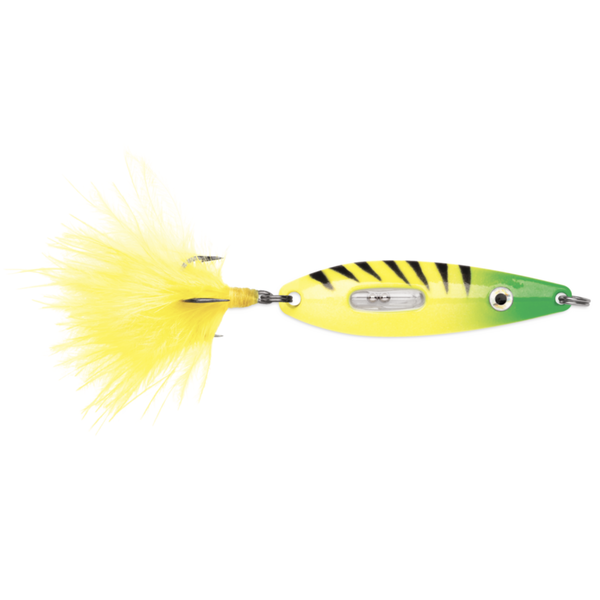 VMC Rattling Roach Spoon 3/16oz Glow Slimy Lime
