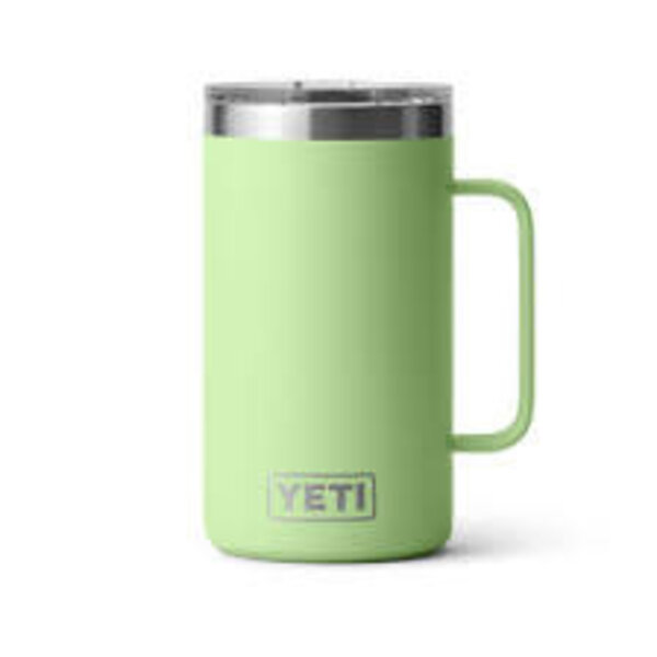 Yeti Rambler 709mL Mug with Magslider Lid. Key Lime