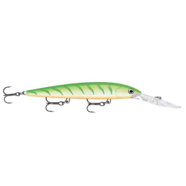 Rapala Down Deep Husky Jerk Green Tiger UV 12 4-3/4" 1/2oz