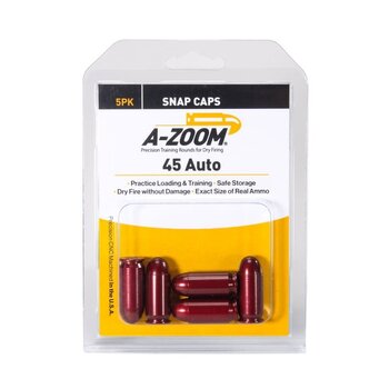 A-Zoom Snap Caps 45 ACP 5/Pk