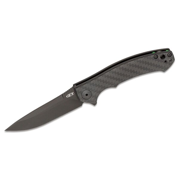 Zero Tolerance 0450CF Dmitry Sinkevich Flipper 3.25" S35VN Black Blade, Carbon Fiber and Titanium Handles, Frame Lock