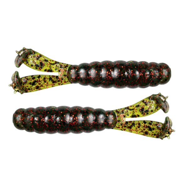 Z-Man Goat Twin Tail Grub 3.75" Watermelon Red 4-pk