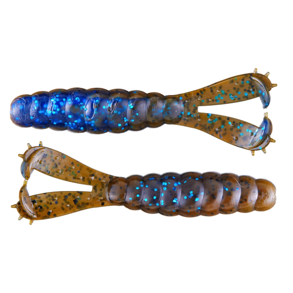 Z-Man Goat Twin Tail Grub 3.75" Okeechobee Craw 4-pk