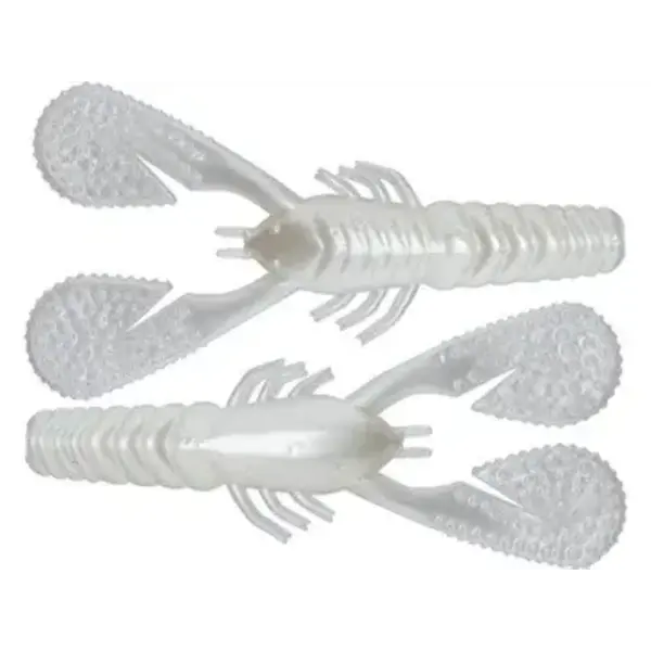 Z-Man Turbo CrawZ 4" Pearl  6-pk