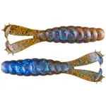 Z-Man Billy Goat Twin Tail Grub 4.25" Okeechobee Craw 3-pk