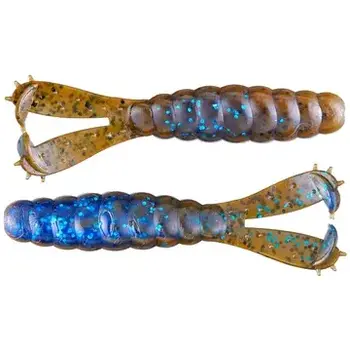 Z-Man Billy Goat Twin Tail Grub 4.25" Okeechobee Craw (ZS25)3-pk
