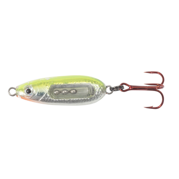 Northland Glass Buck-Shot Spoon 1/4oz Silver Chartreuse