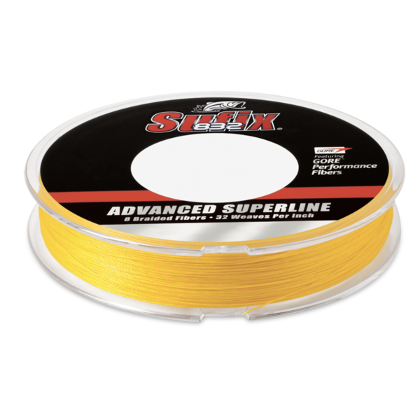 Sufix 832 Braid 10lb Hi-Vis Yellow 150yds