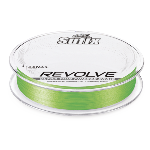 Sufix Revolve Finesse Braid. Neon Lime