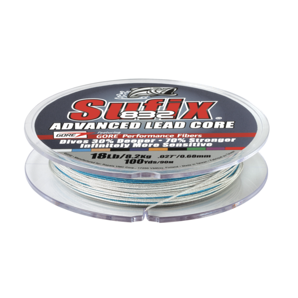 Sufix 832 Advanced Lead Core 18lb 100yds