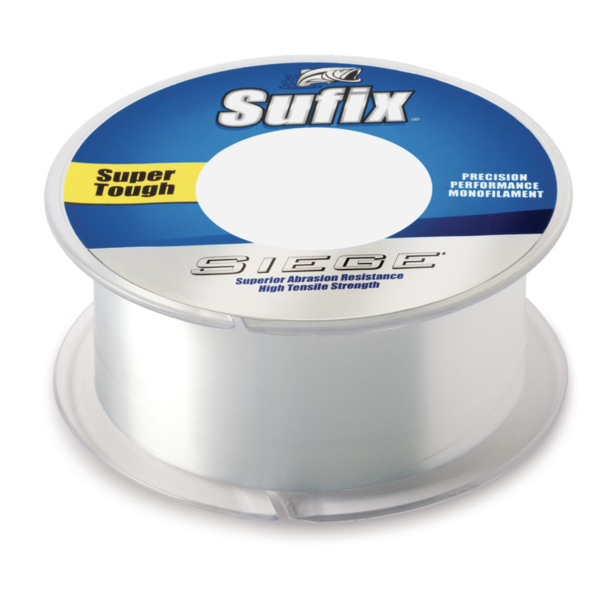 Sufix Siege 6lb Clear 330yd Spool
