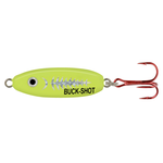 Northland Buck-Shot Rattle Spoon Super Glo Exo Chartreuse 1/4oz