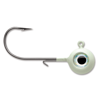 VMC VMC Neon Moon Eye Jig. 1/32oz Glow 2-pk
