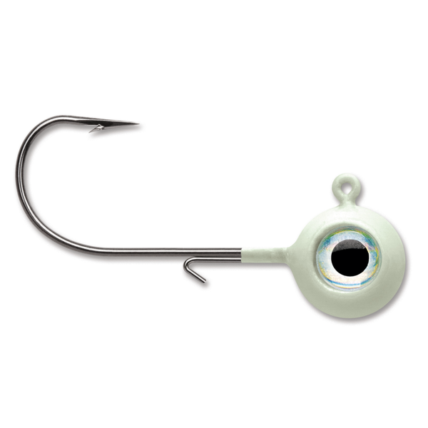 VMC VMC Neon Moon Eye Jig. 1/32oz Glow 2-pk