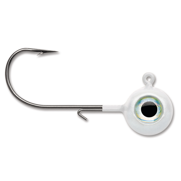 VMC Neon Moon Eye Jig. 1/32oz White 2-pk