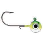 VMC Neon Moon Eye Jig. 1/32oz Green Fire UV 2-pk