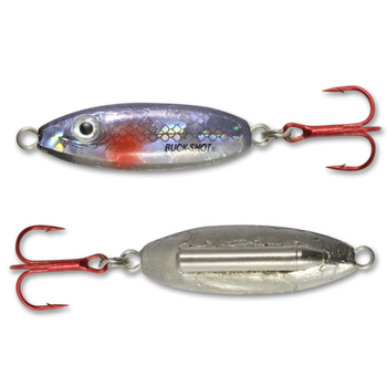 Northland Buck-Shot Rattle Spoon. 3/4oz Silver Shiner