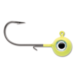 VMC Neon Moon Eye Jig. 1/32oz Chartreuse 2-pk
