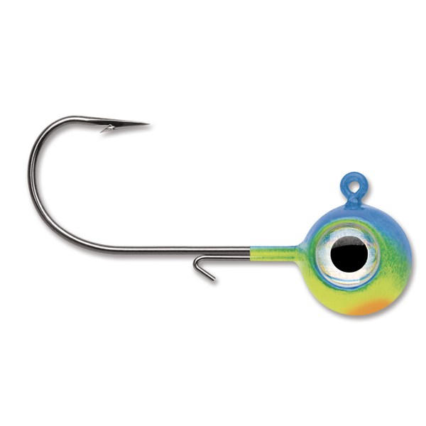 VMC Neon Moon Eye Jig. 1/4oz Parrot 4-pk