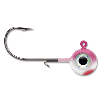 VMC Neon Moon Eye Jig. 1/8oz Pink Pearl 4-pk