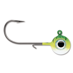 VMC Neon Moon Eye Jig. 1/4oz Green Fire UV 4-pk