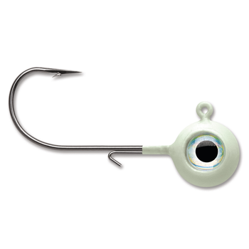 VMC Neon Moon Eye Jig. 1/4oz Glow 4-pk