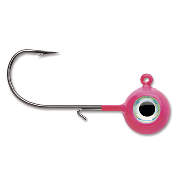 VMC Neon Moon Eye Jig. 1/8oz Glow Pink 4-pk